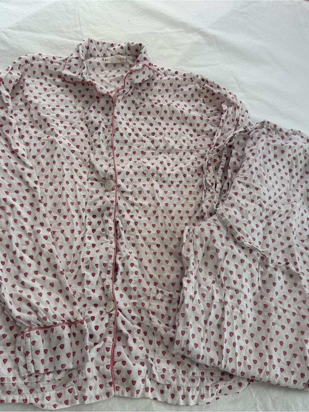 Roller Rabbit Heart Pajama Set